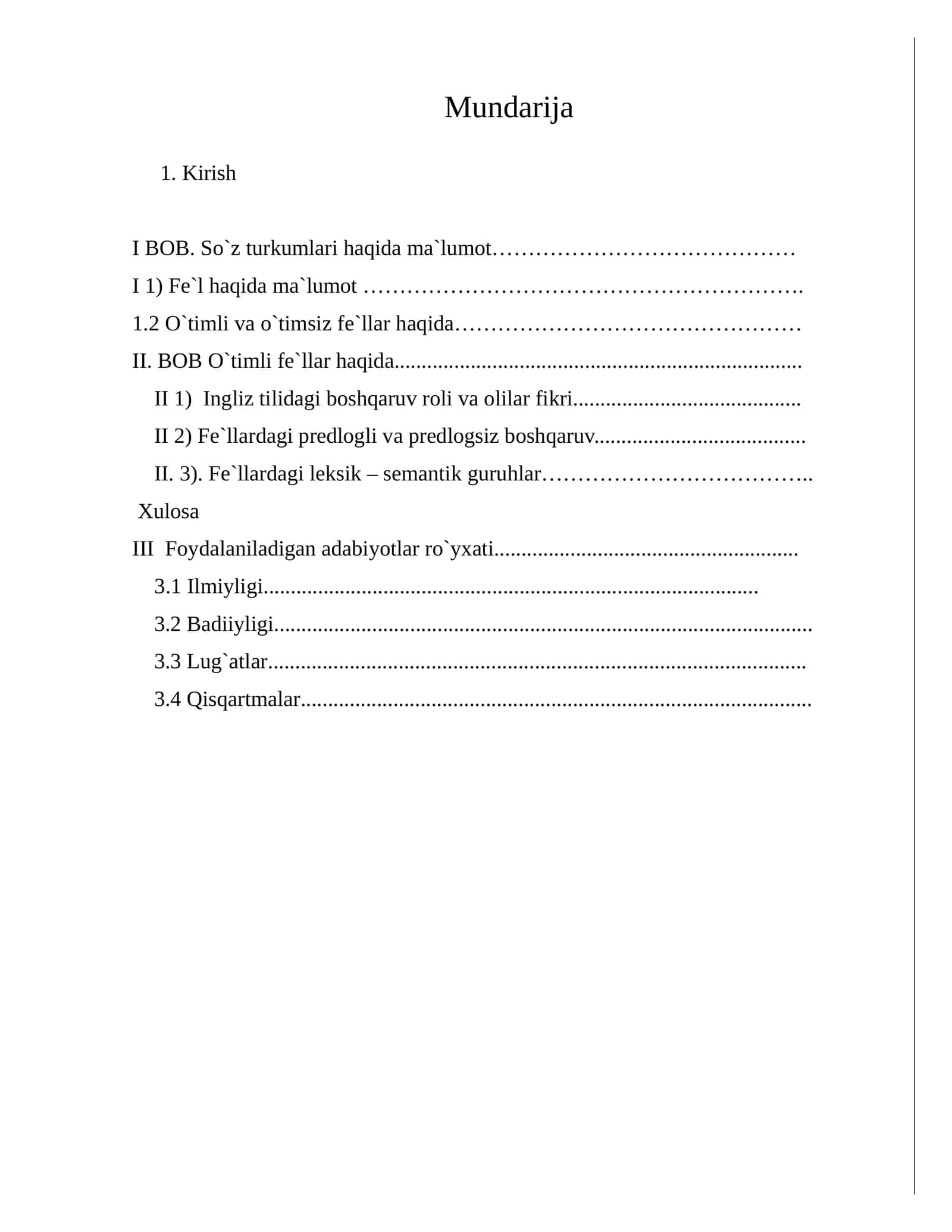 Fe`l haqida ma`lumot 1