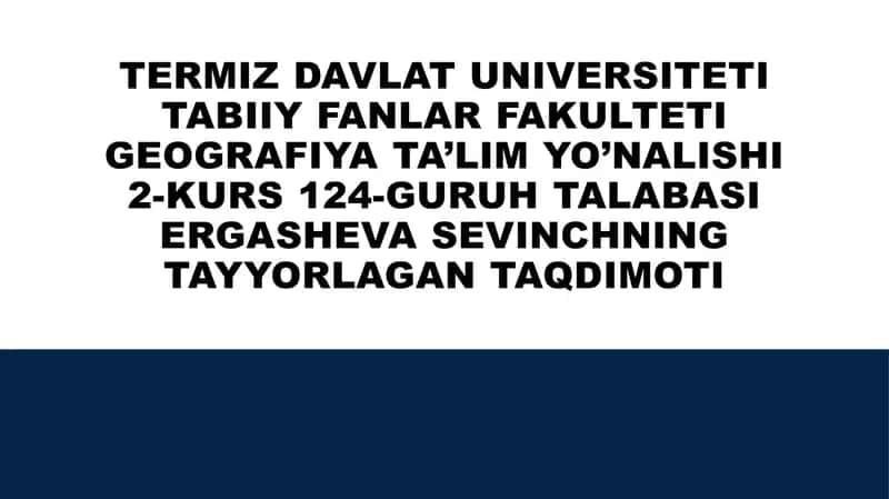 Yangi texnologiyalarga asoslangan asboblardan topografiyada foydalanish 1