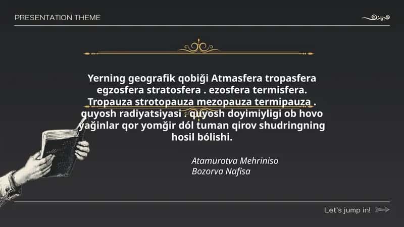 Yerning geografik qobiği 1