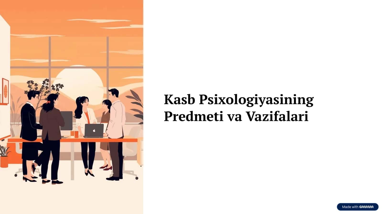Kasb Psixologiyasining Predmeti va Vazifalari 1