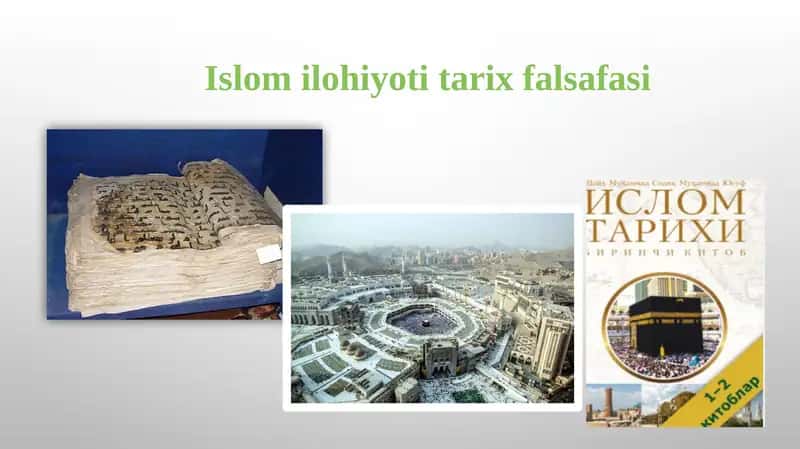 Islom ilohiyoti tarix falsafasi 1