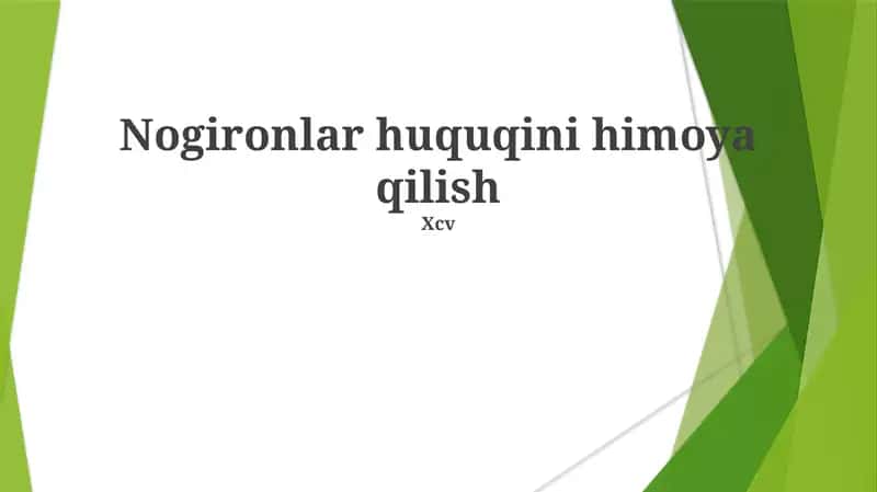Ногиронлар ҳуқуқини ҳимоя қилиш 1