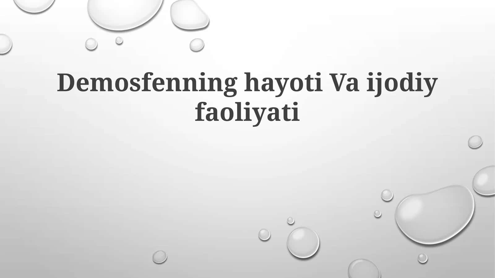 Demosfenning hayoti va ijodiy faoliyati 1