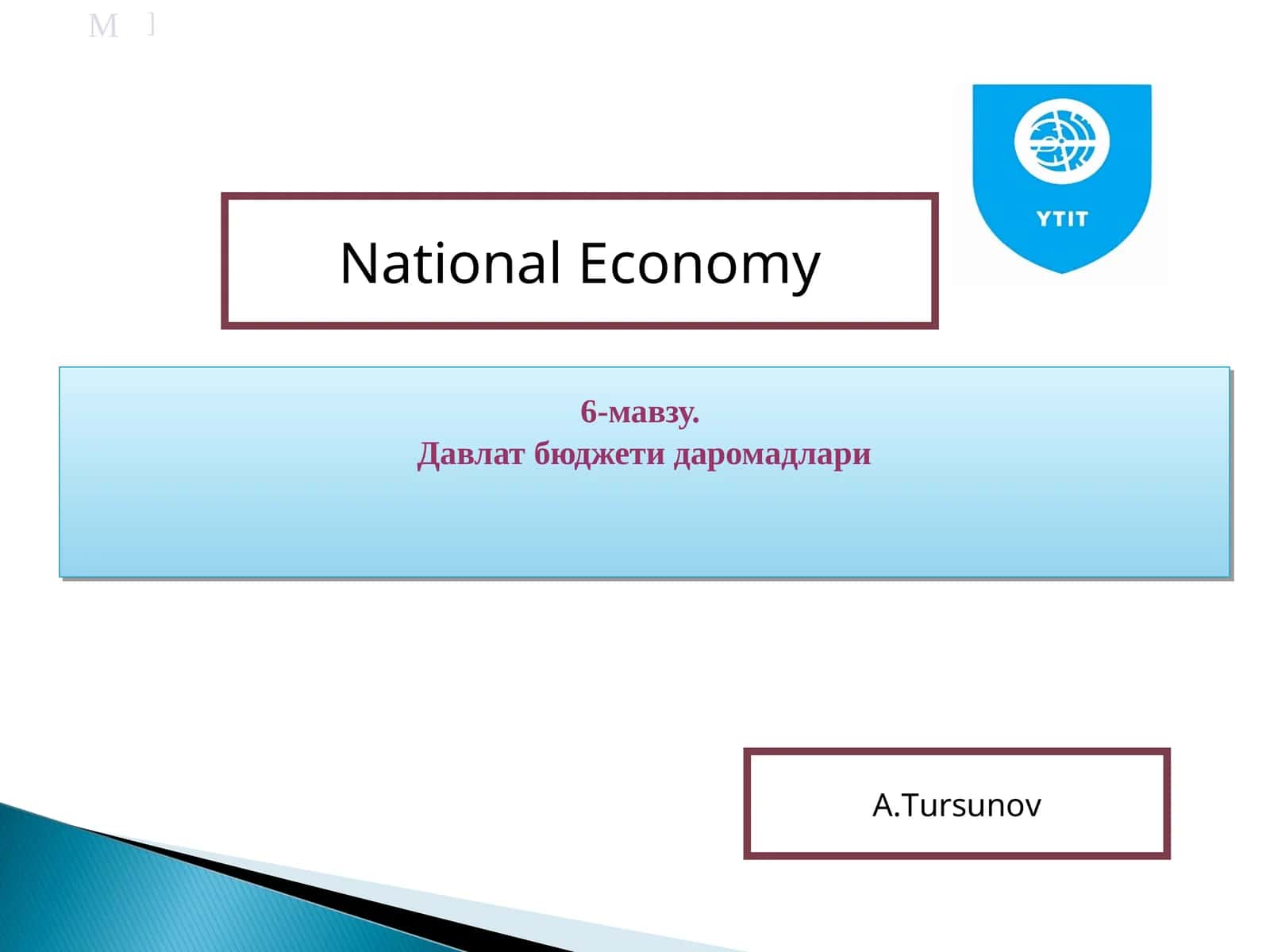 Давлат бюджети даромадлари 1