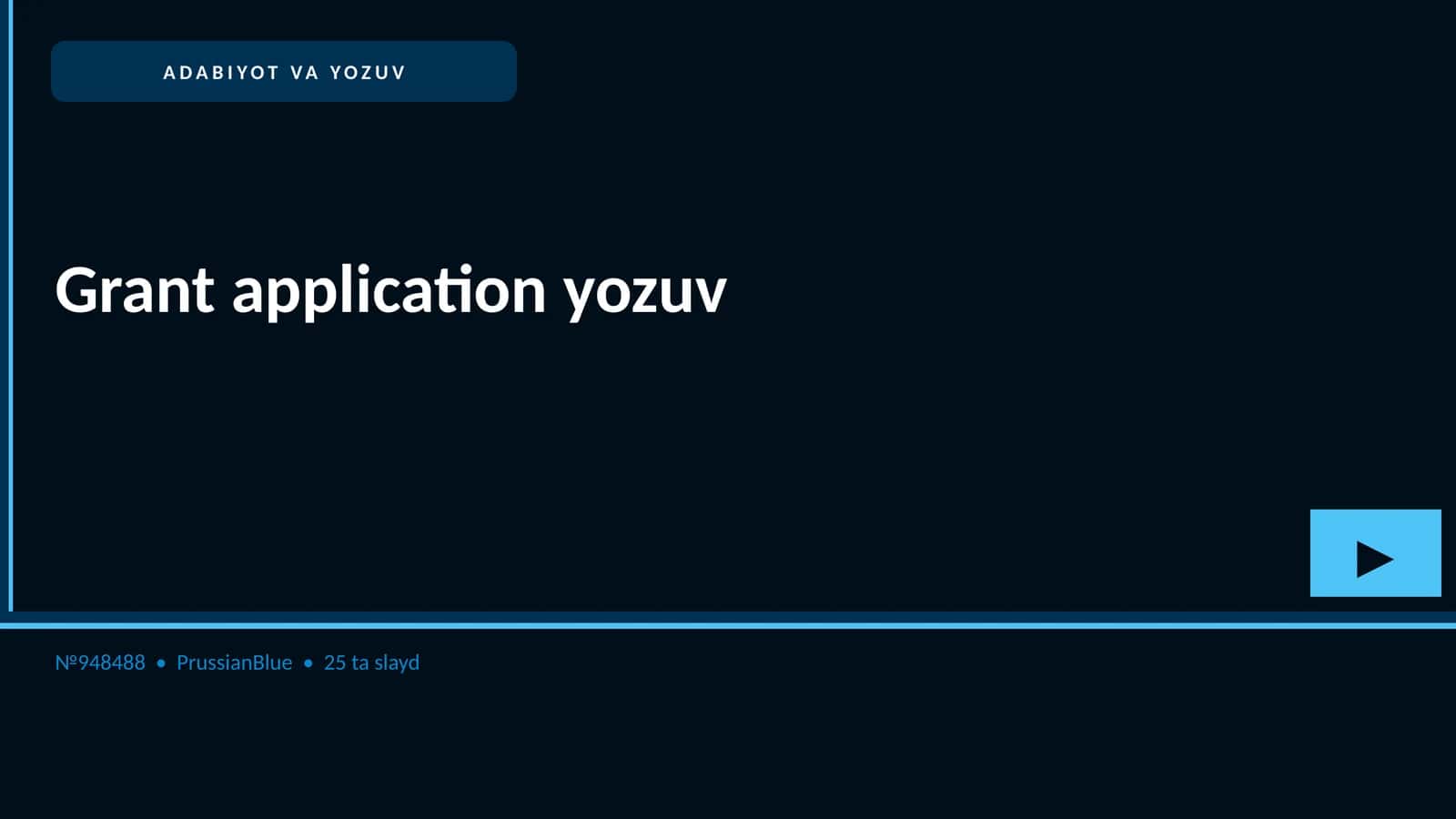 Grant application yozuv 1