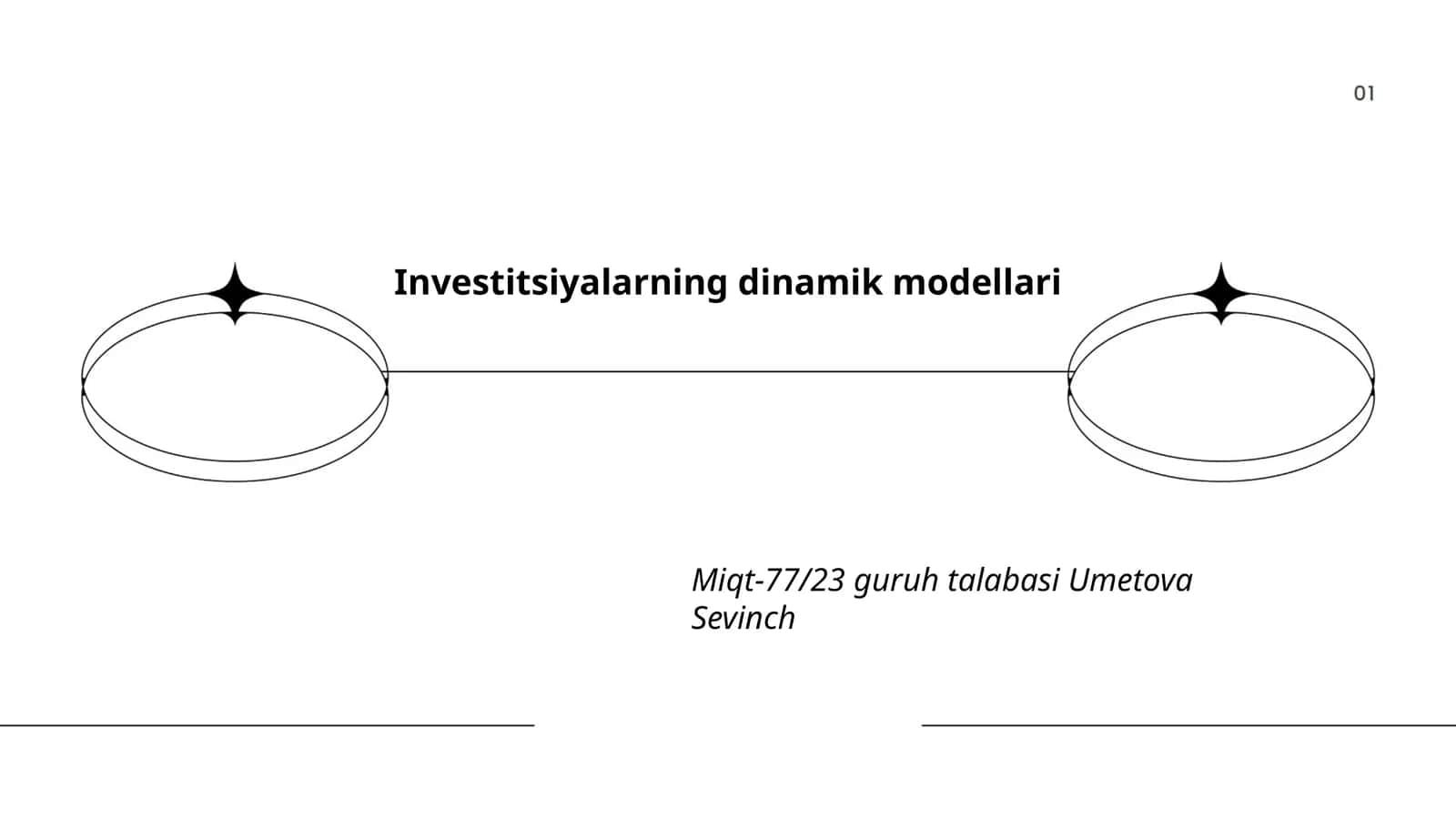 Investitsiyalarning dinamikmodellari 1