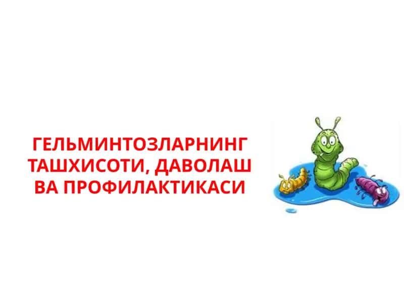 ГЕЛЬМИНТОЗЛАРНИНГ ТАШХИСОТИ, ДАВОЛАШ ВА ПРОФИЛАКТИКАСИ 1