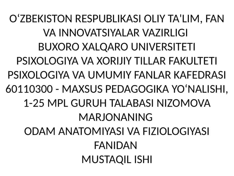 Katta va kichik qon aylanish doirasi 1