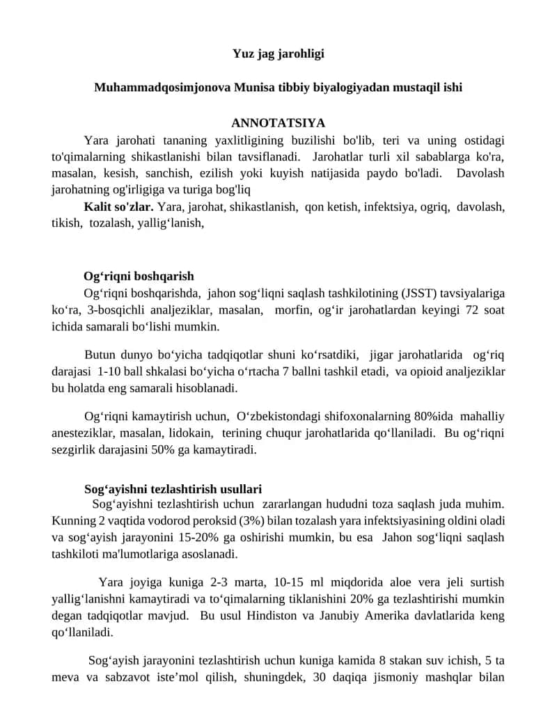 Yuz jag jarohligi 1