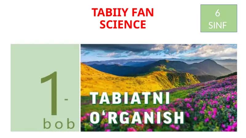 TABIIY FANLAR 1