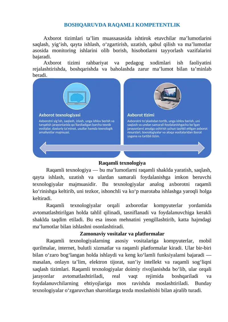 Raqamli Texnologiya 1