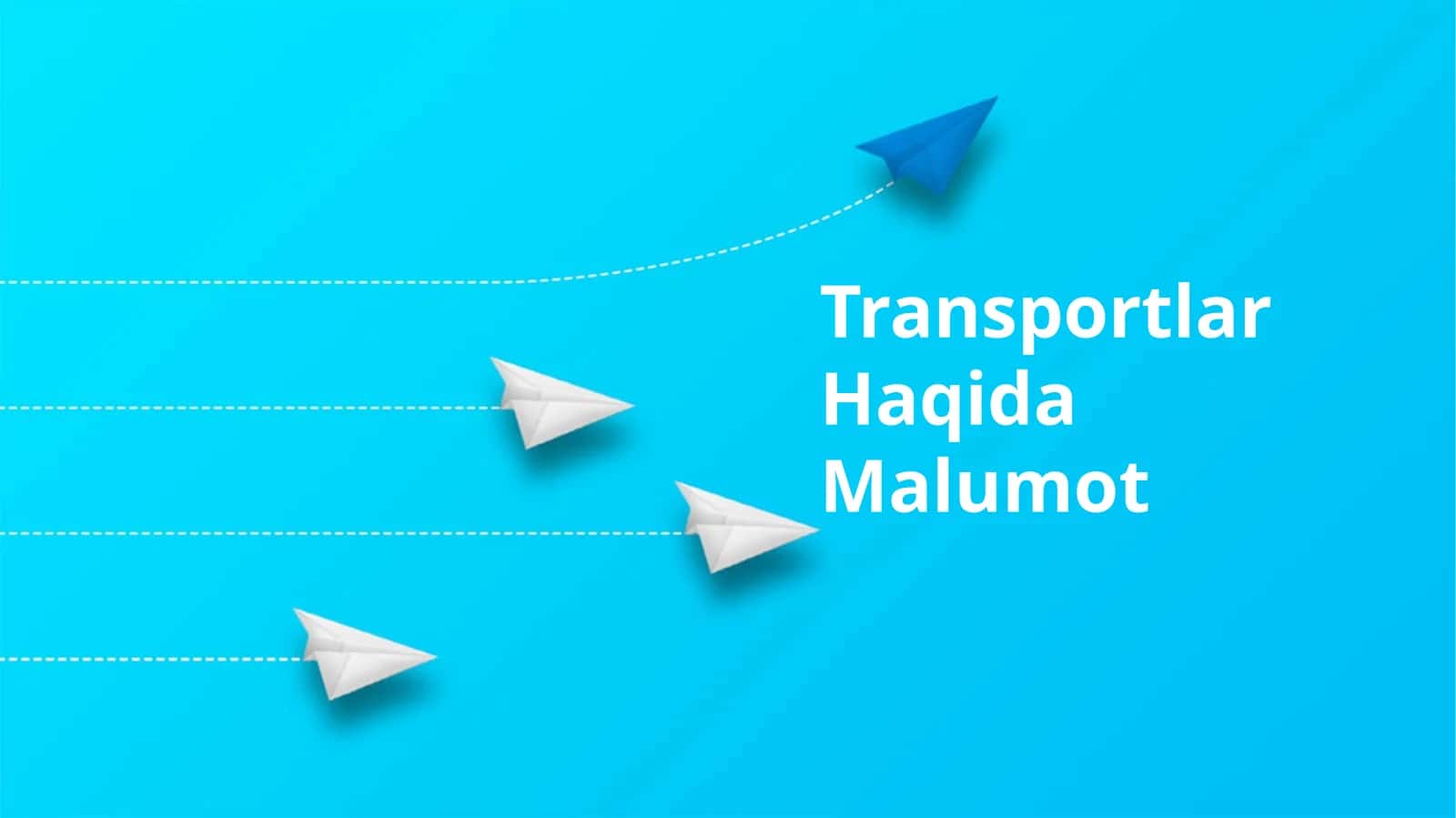 Transportlar Haqida Malumot 1