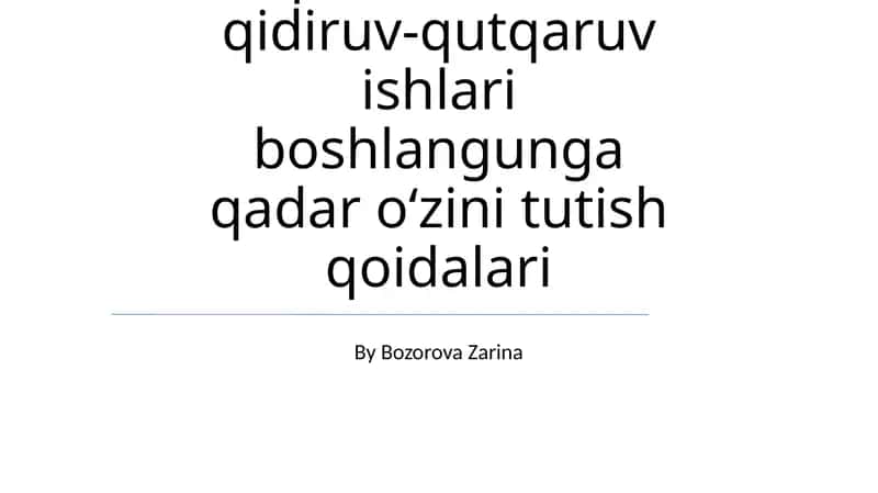 Xavfsizlikni ta'minlash 1