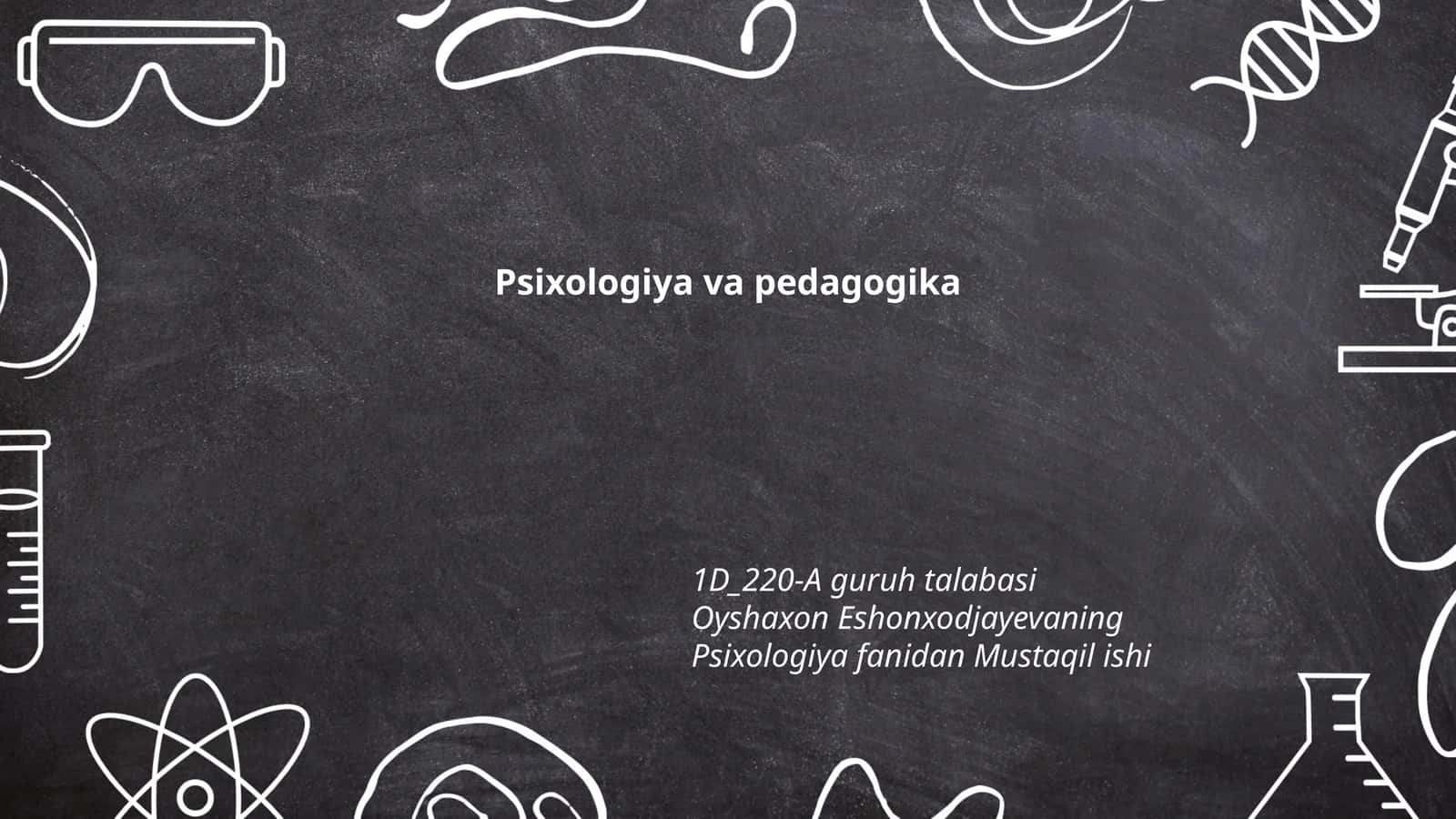 Shaxsiy rivojlanish 1