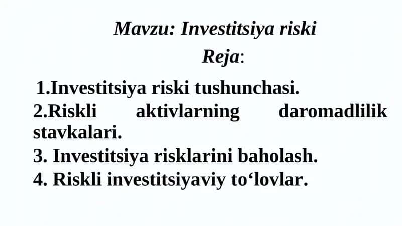 Investitsiyariski 1