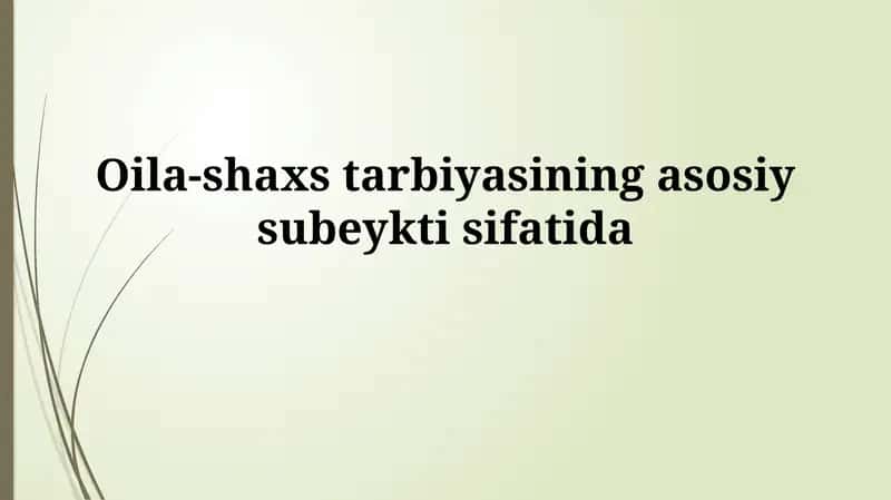 Oilaviy byudjet va uning ta'siri 1