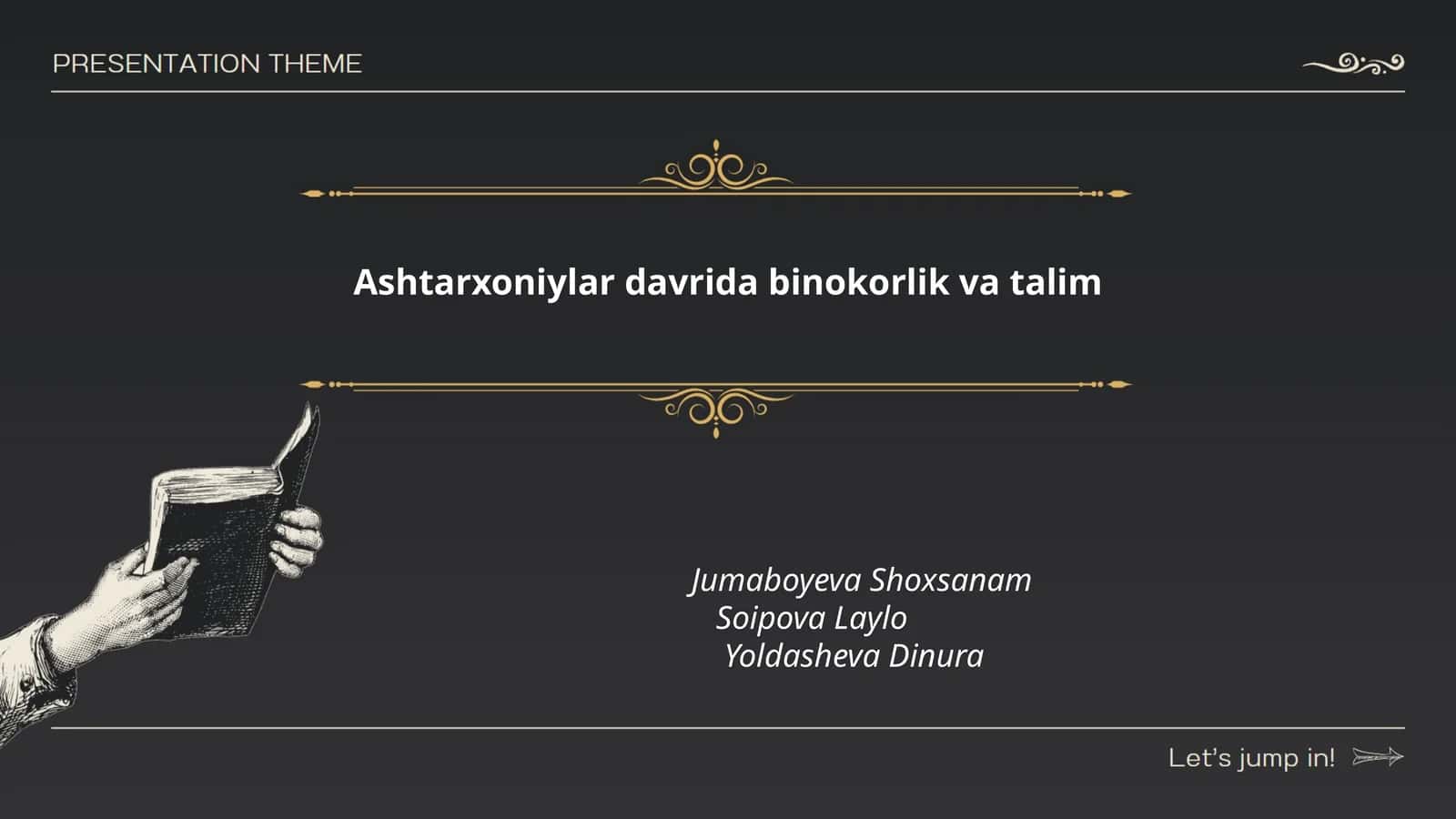 Ashtarxoniylar davrida arxitektura uslublari 1