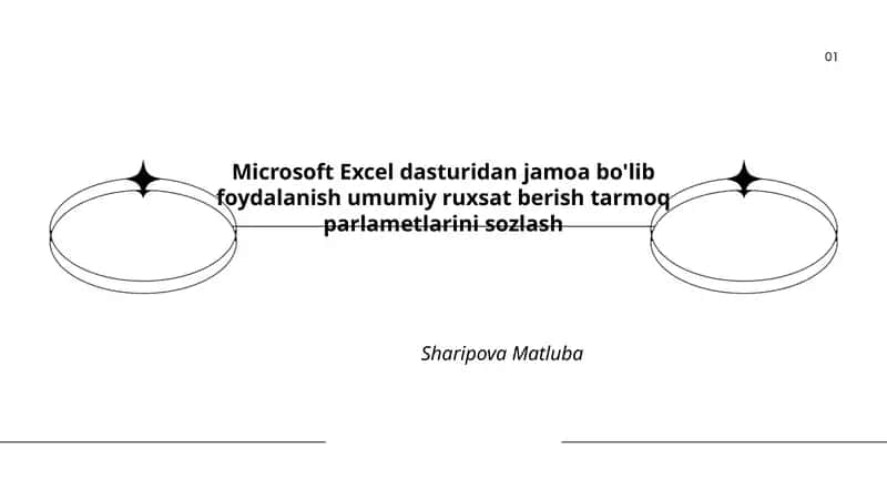 Microsoft Excel fayllarini jamoalash 1