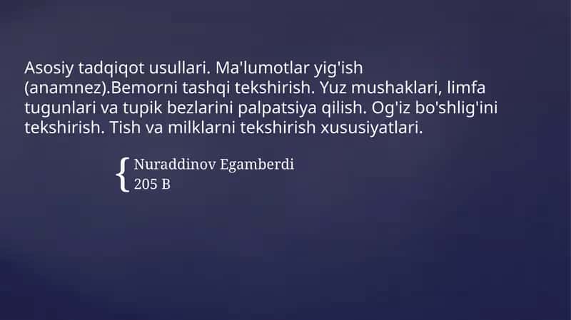 Asosiy tadqiqot usullari va ma'lumotlari 1