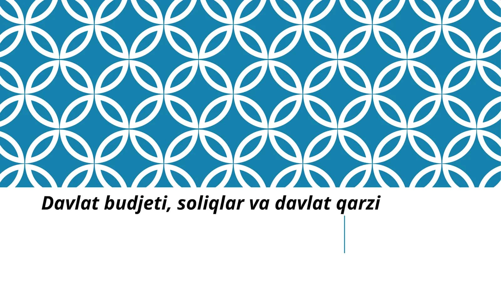 Davlat budjeti, soliqlar va davlat qarzi 1