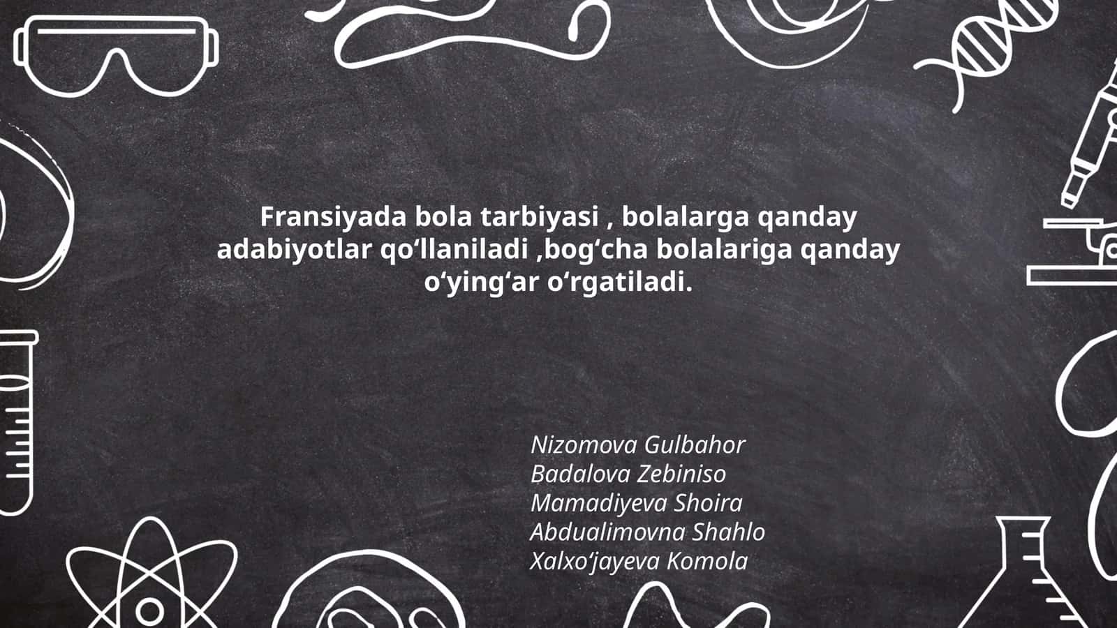 Fransiyada Bola Tarbiyasi 1