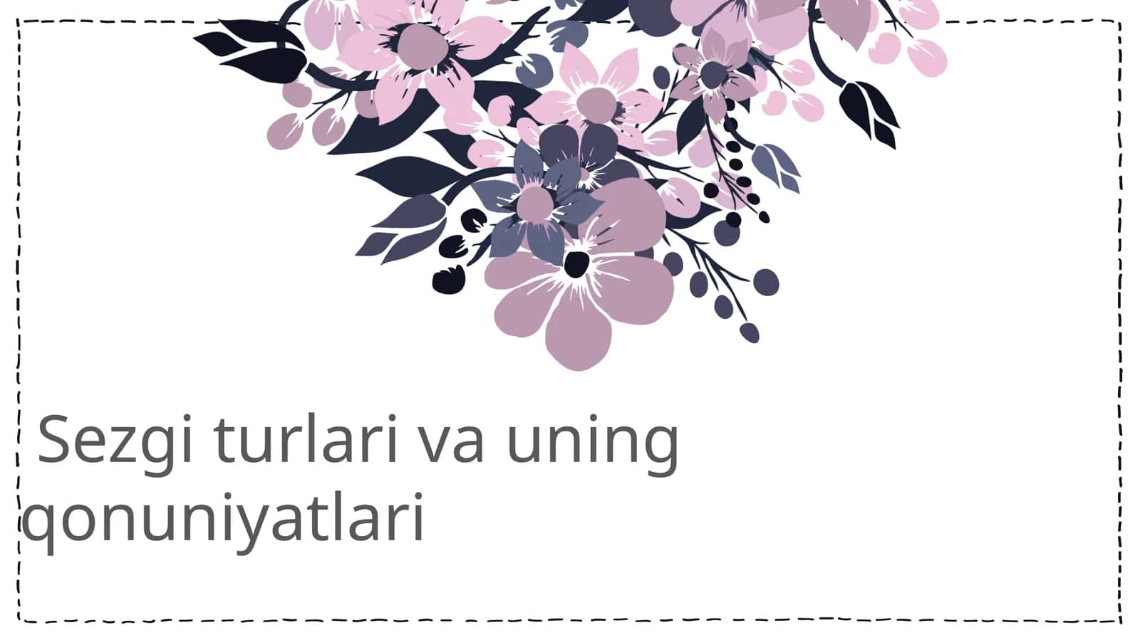 Sezgi turlari va uning qonuniyatlari 1