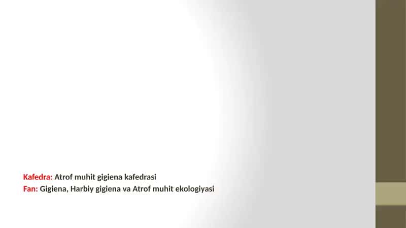 gigiyenaning qadimgi tarixda rivojlanishi 1