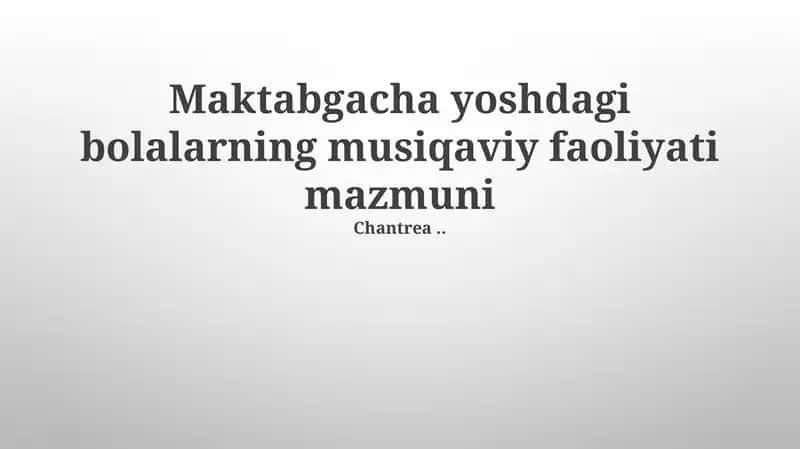 Musiqiy hikoya 1
