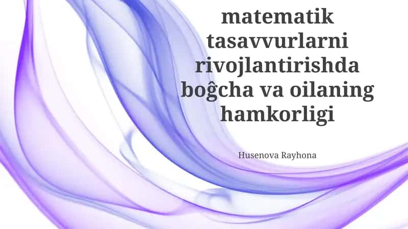 Oilaviy o'yinlar va faoliyatlar 1