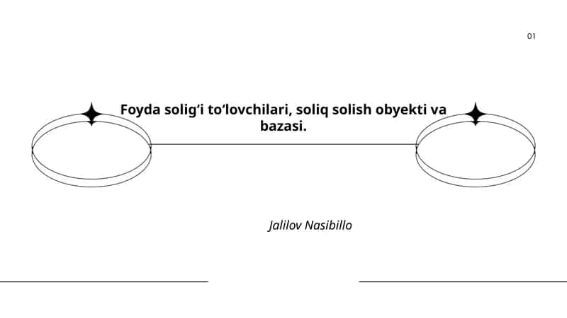 Foyda soligʻi toʻlovchilari 1