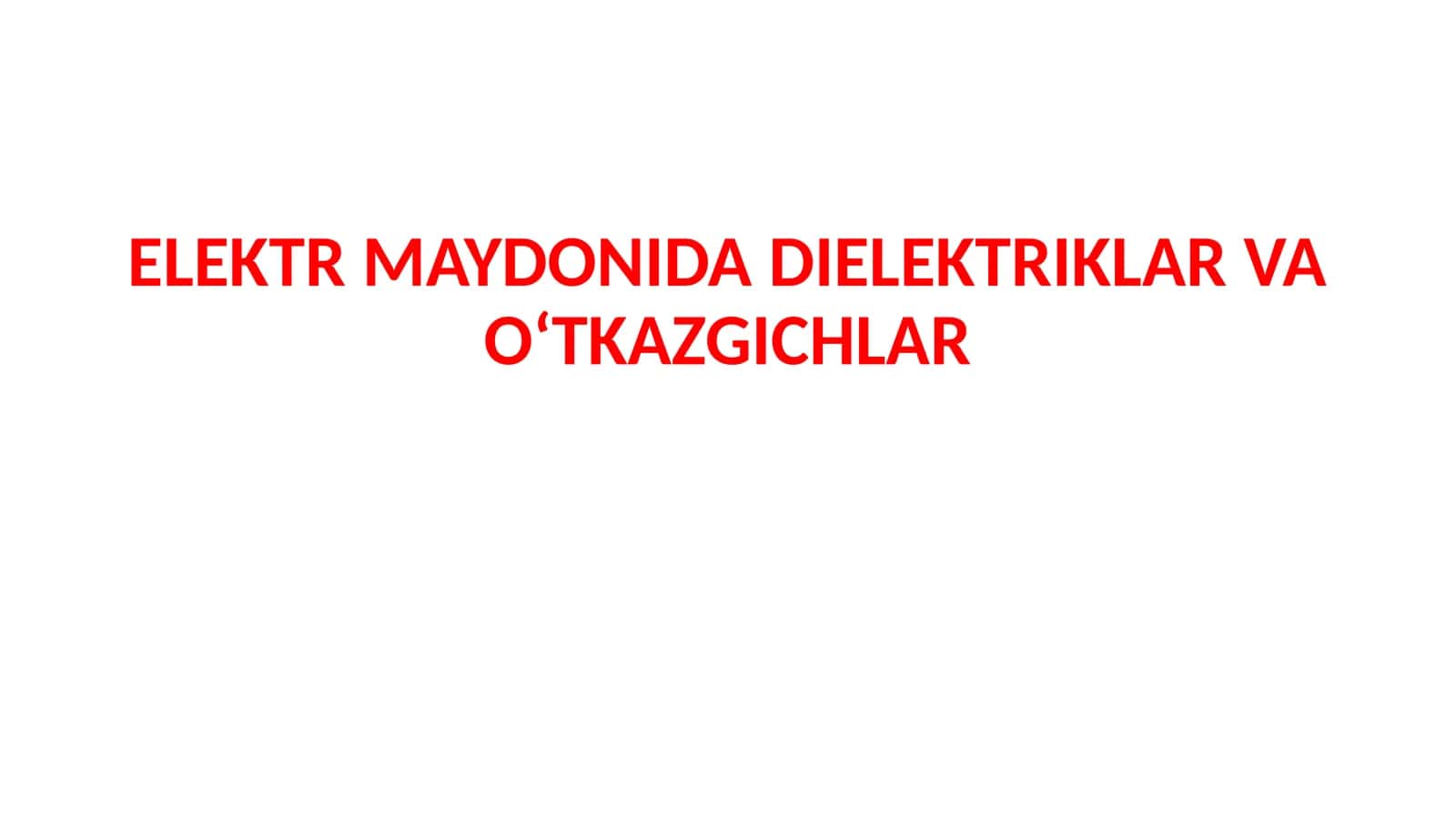 Elektronli va dipolli qutblanishlar 1