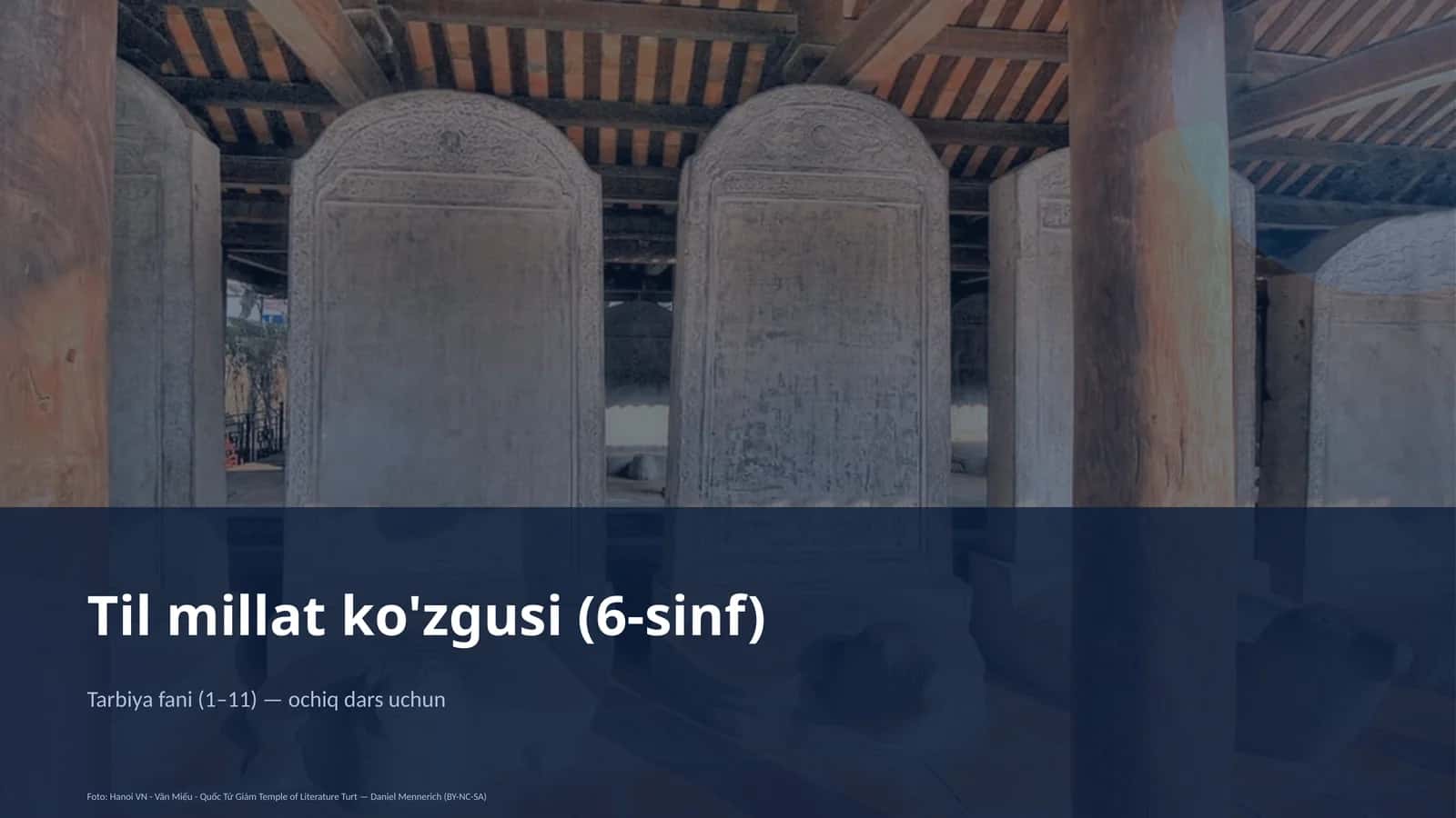 Til millat ko'zgusi (6-sinf) 1
