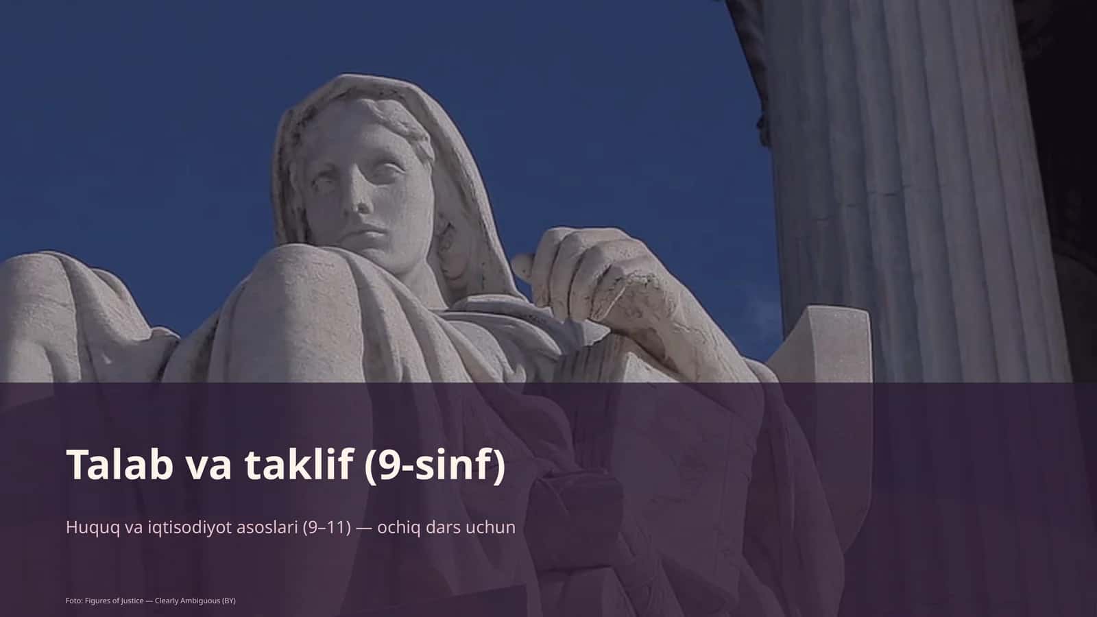 Talab va taklif (9-sinf) 1