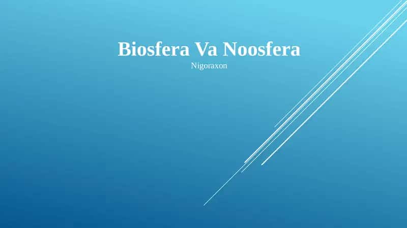 Biosfera Va Noosfera 1