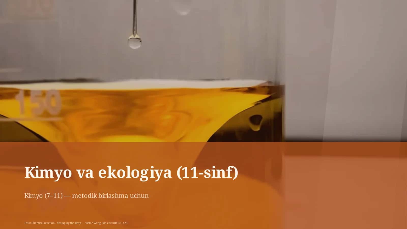 Kimyo va ekologiya (11-sinf) 1