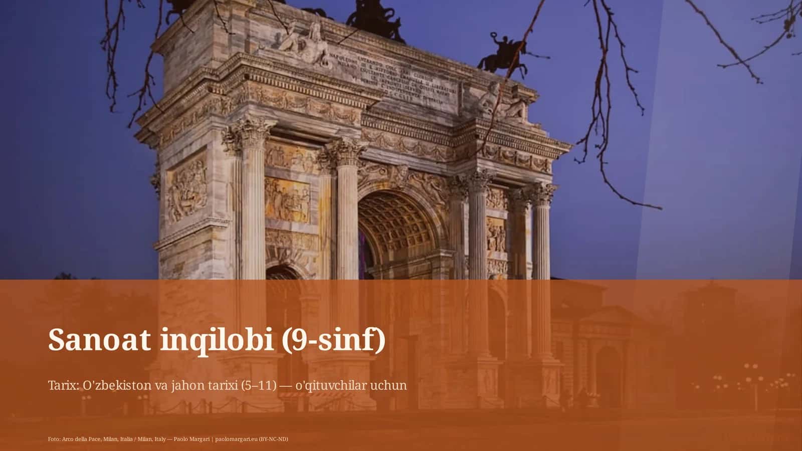 Sanoat inqilobi (9-sinf) 1