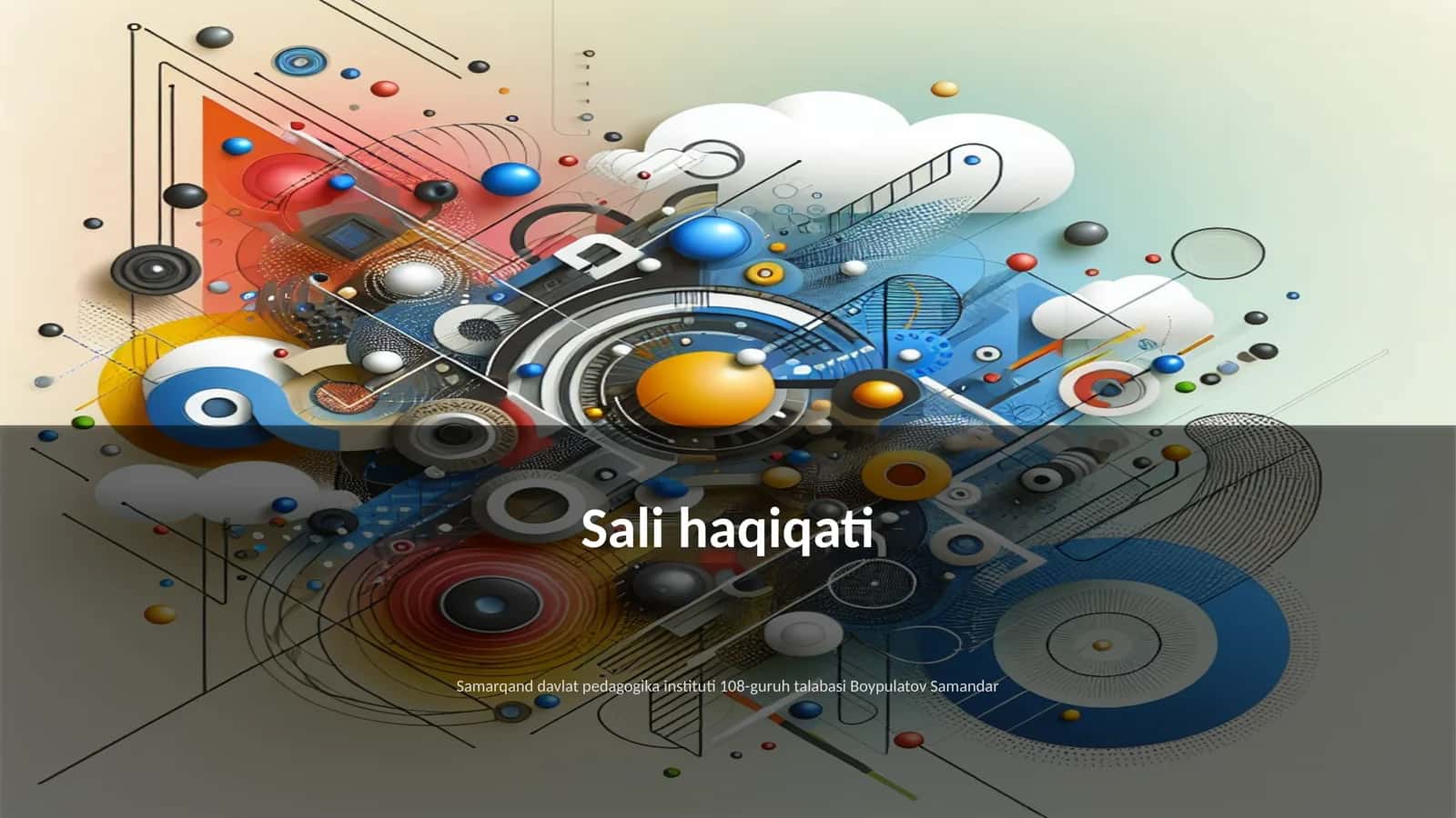 Sali haqiqati 1