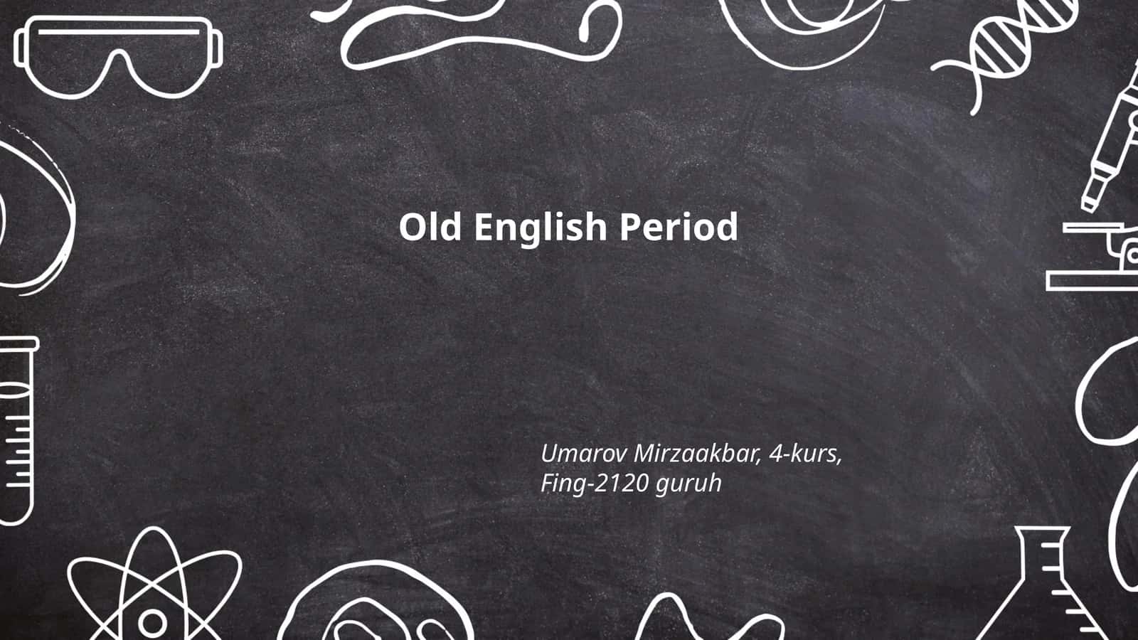 Old English Period 1