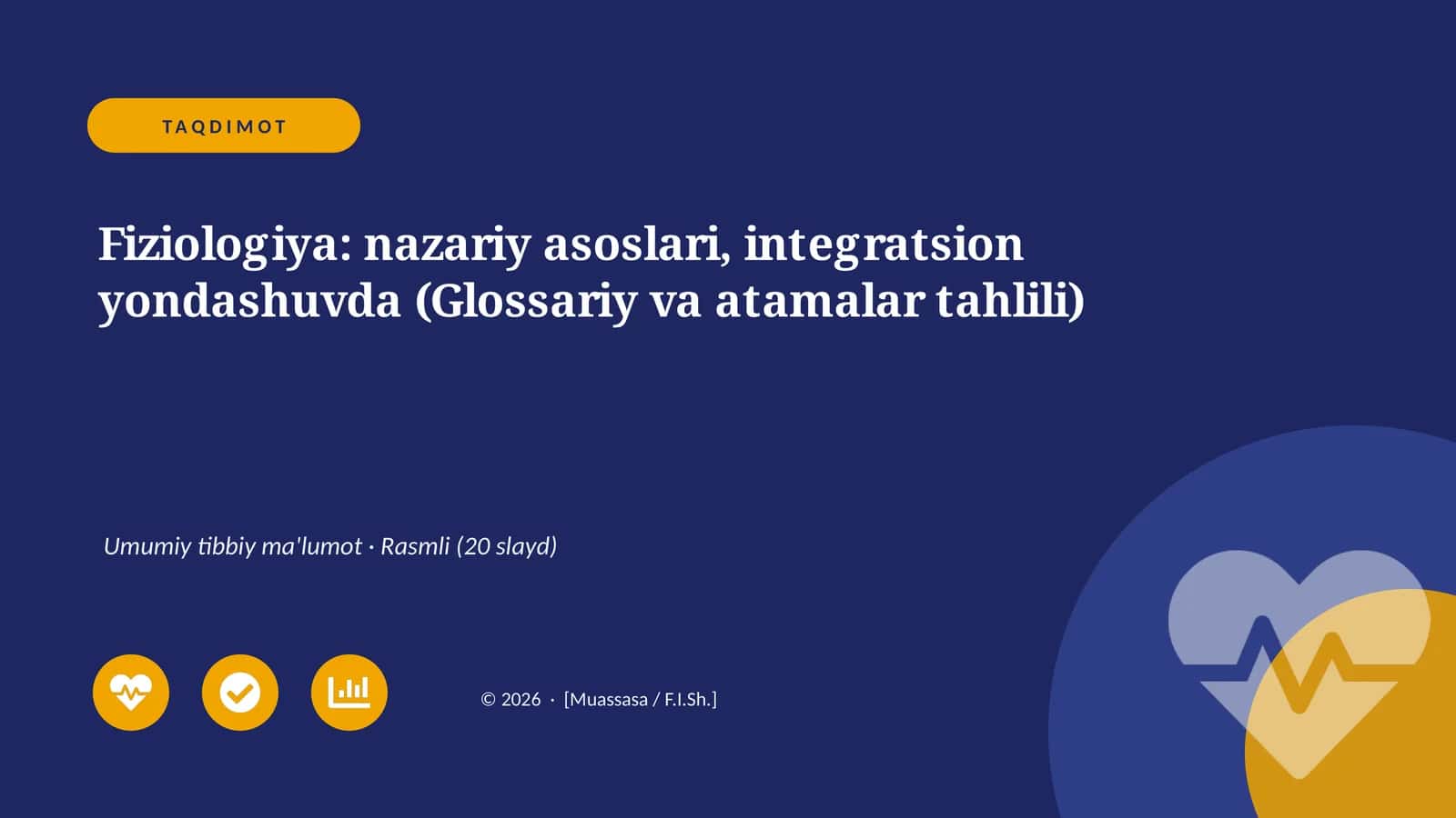 Fiziologiya: nazariy asoslari, integratsion yondashuvda (Glossariy va atamalar tahlili) 1