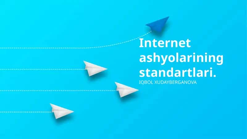 Internet ashyolarining standartlari 1