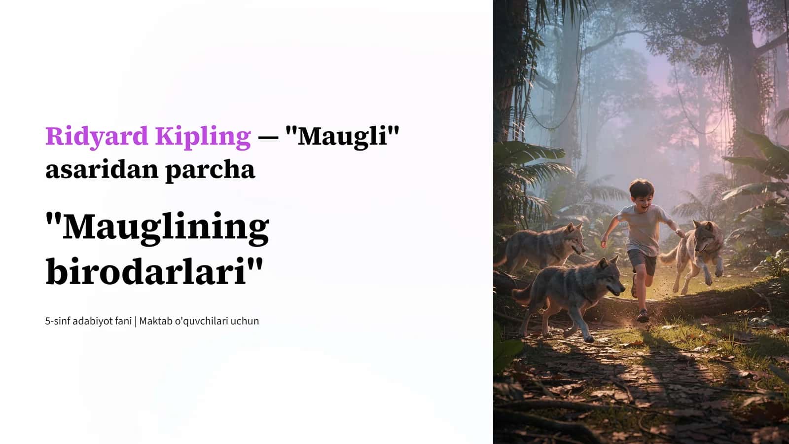 Ridyard-Kipling-Maugli-asaridan-parcha 1
