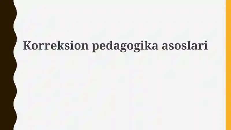 Korreksionpedagogikaasoslari