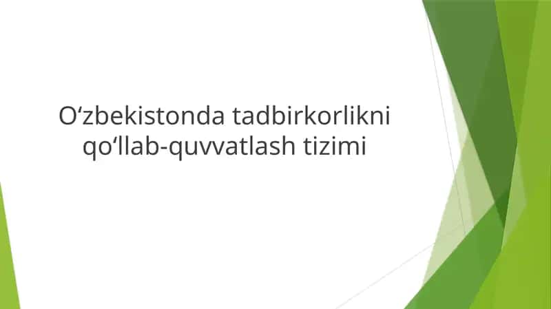 Tadbirkorlik faoliyatini moliyalashtirish jamg'armasi 1