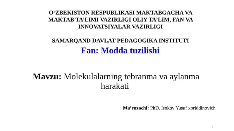 Ultrabinafsha(UB)spektroskopiya 1