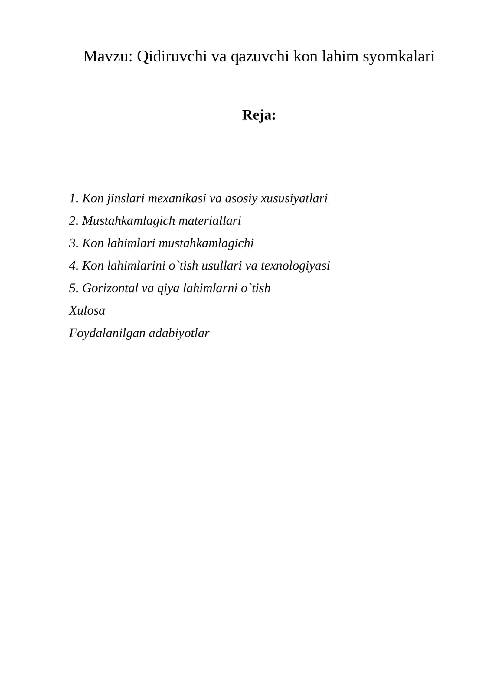 Qidiruvchi va qazuvchi kon lahim syomkalari 1