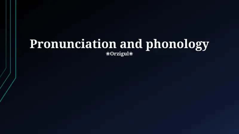 Fundamentals of Phonology 1