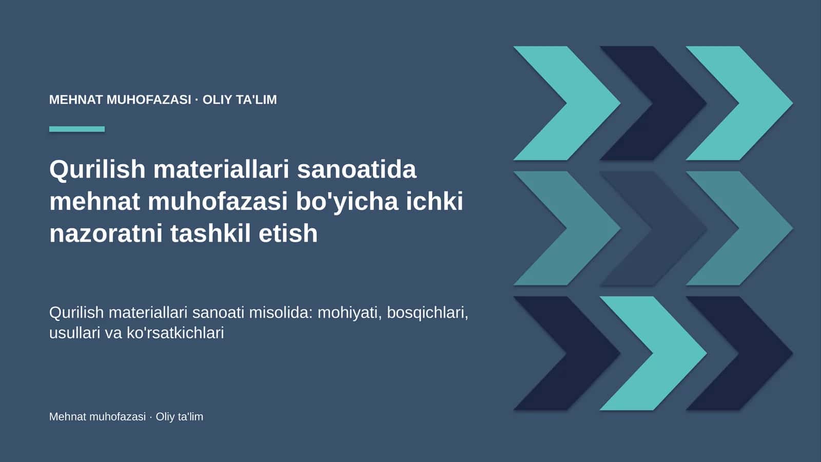 qurilish materiallari sanoatida mehnat muhofazasi bo'yicha ichki nazoratni tashkil etish 1042 1
