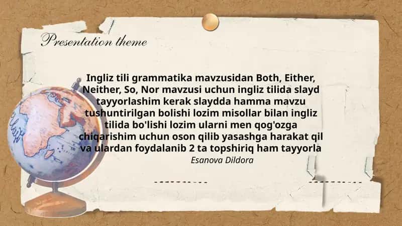 Ingliz tili grammatika: Both, Either, Neither, So, Nor 1