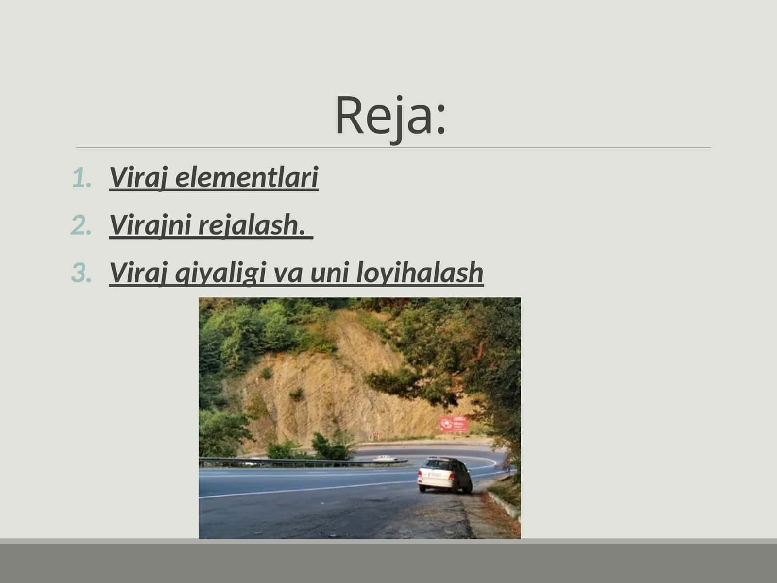 Viraj elementlari 1