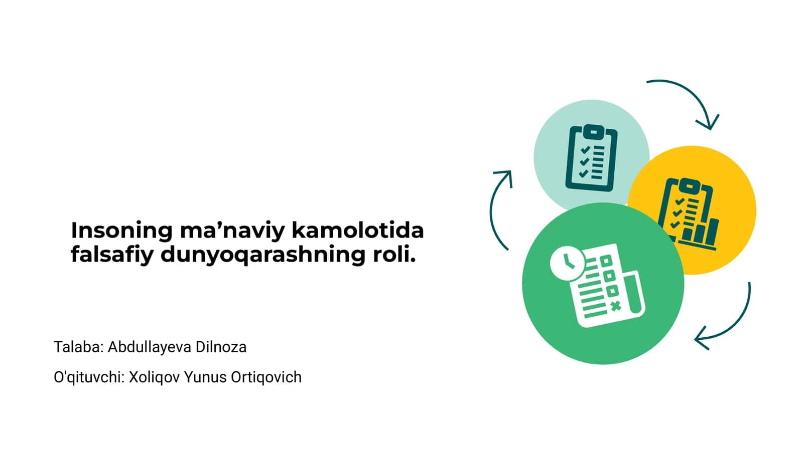 Insoning ma’naviy kamolotida falsafiy dunyoqarashning roli 1